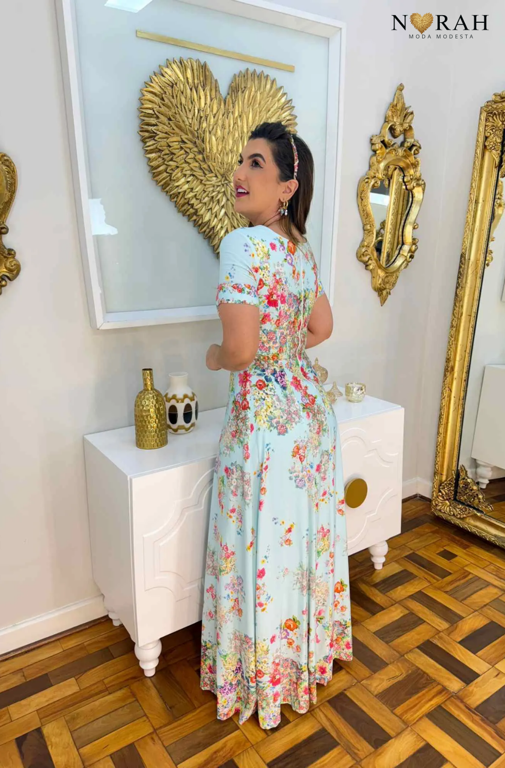 Vestido Sofia | Liberty longo - Feito para você