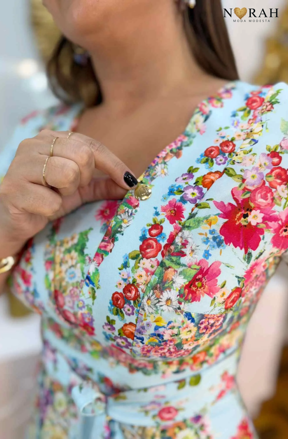 Vestido Sofia | Liberty longo - Feito para você